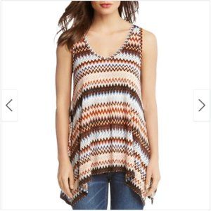 Karen Kane Zig Zag tank top Sz S